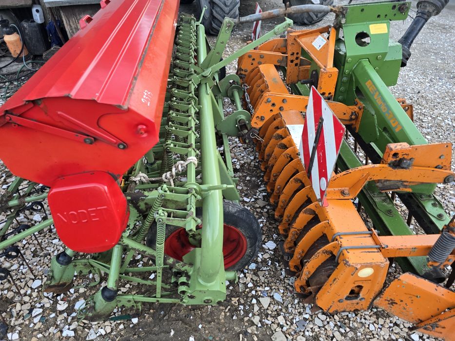 Agregat Uprawowo 3m siewny Amazone RE vario 301 siewnik nodet zestaw