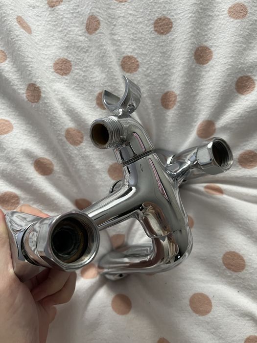 Torneira INOX quente e frio