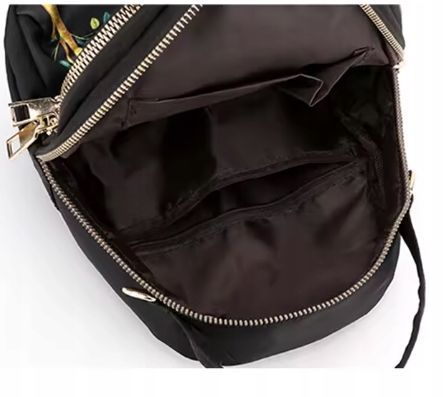 Elegancki Mały Plecak Damski 2W1 Czarny