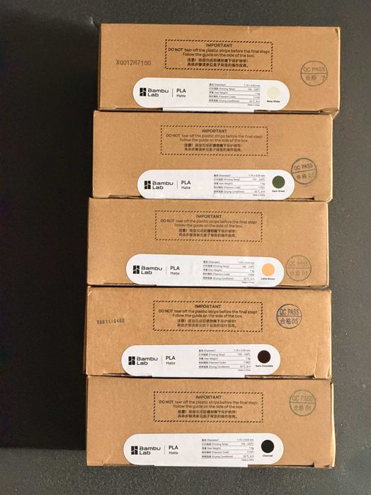 Bambu Lab PLA Matte - 5kg refills