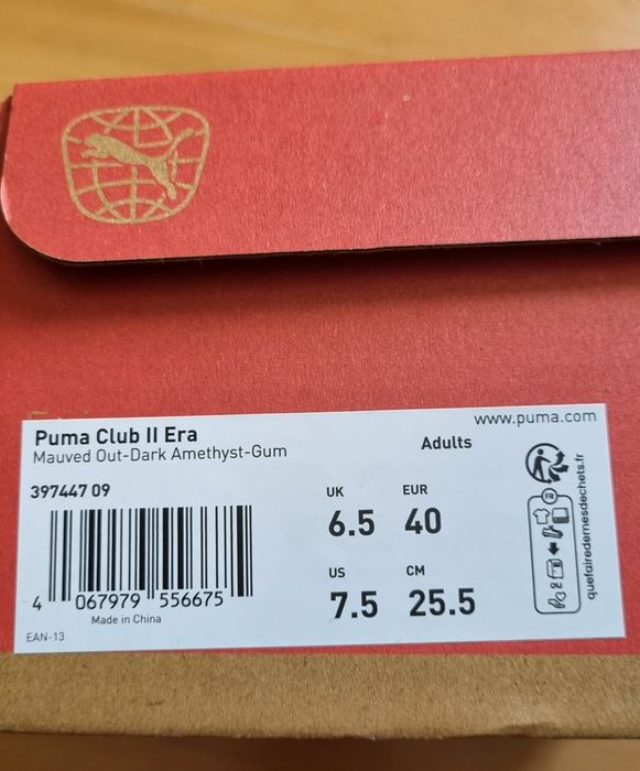 Puma Club II Era Pink/Blue r. 40 | Oryginał | Modne sneakersy | Stan bardzo dobry