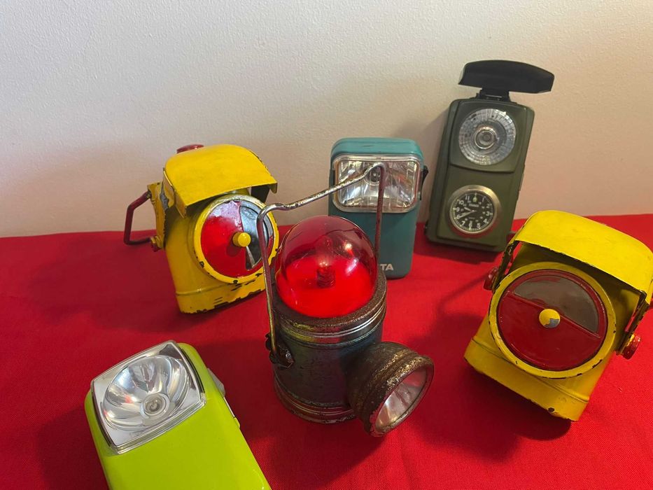 Lanternas antigas portáteis Industriais e Ferroviárias