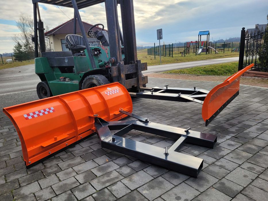 Pług do śniegu do wózka widłowego/ widlaka Spych śnieżny 1.5m DOWÓZ