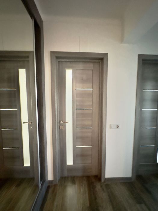 Portas interior cinzentas completas