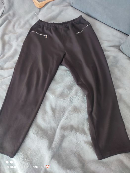 Spodnie suwaki brązowe