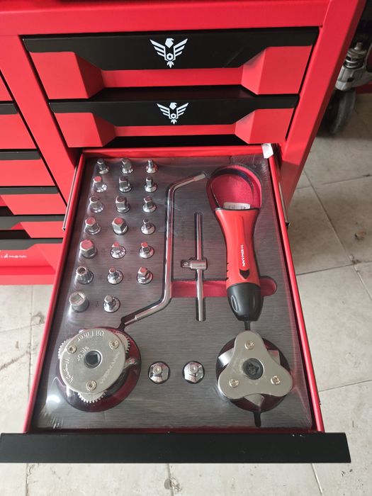 Carrinho de ferramentas 12 gavetas 10 completas novo