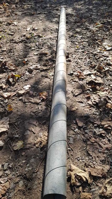 Труба оцинкованная Диаметр 100мм, Длина 3100 мм