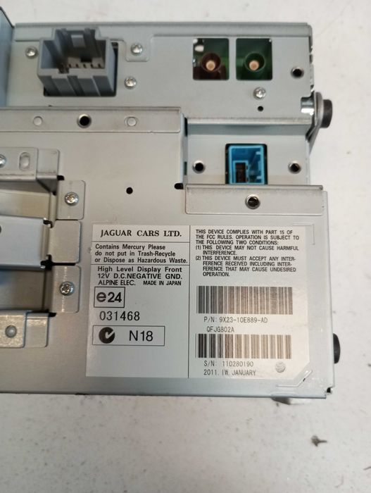 Modulo eletronico auto radio Jaguar XF250