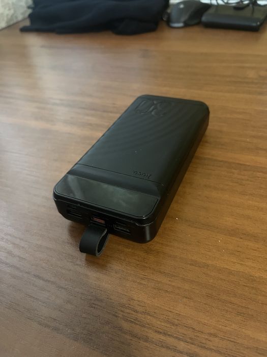 Повербанк 30000mAh 22.5W+PD20W Hoco J123B Element 111Wh 3xUSB/Type-C/MicroUSB/Lightning черный