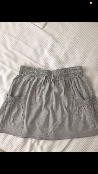 Szara spódniczka mini