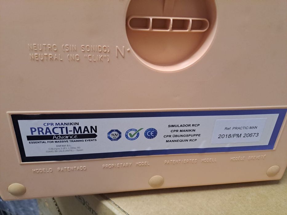 Manequim de RCP Practi-Man Advance