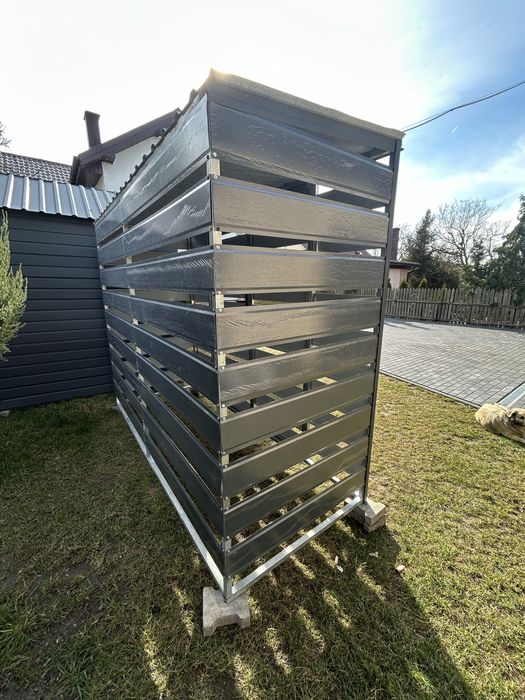 Wiata śmietnikowa 2,5m/1m