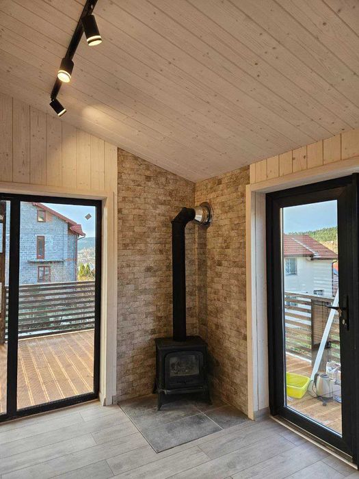 Каркасний будинок 54 м2 з двома терасами Ціна під ключ