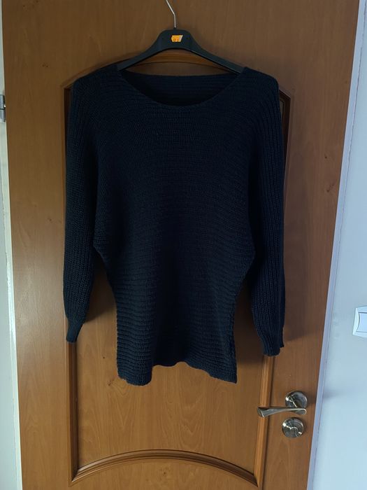 Sweter damski granatowy