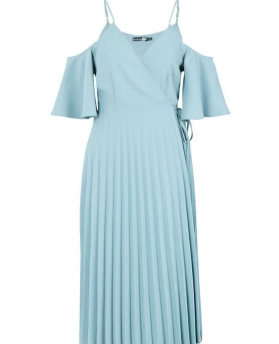 Сукня жіноча блакитно-сіра