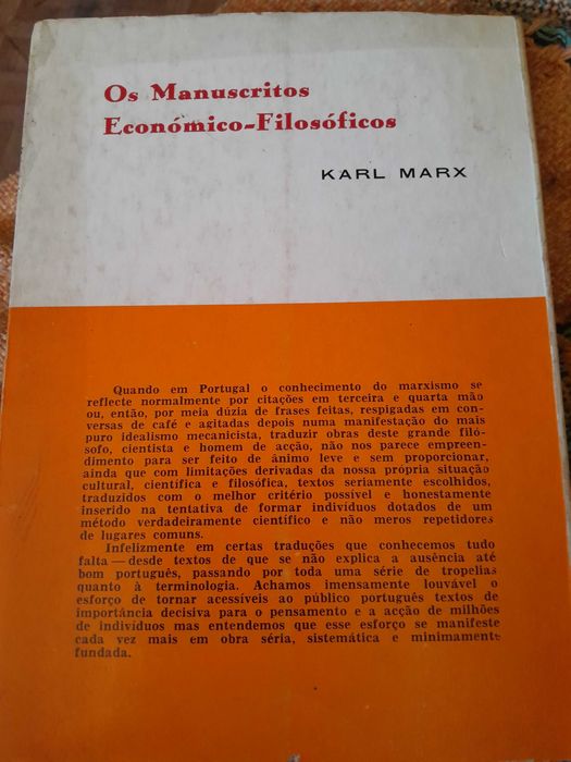 Os manuscritos economico-filosoficos