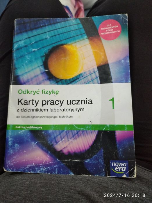 Karta pracy z fizyki do klasy 1