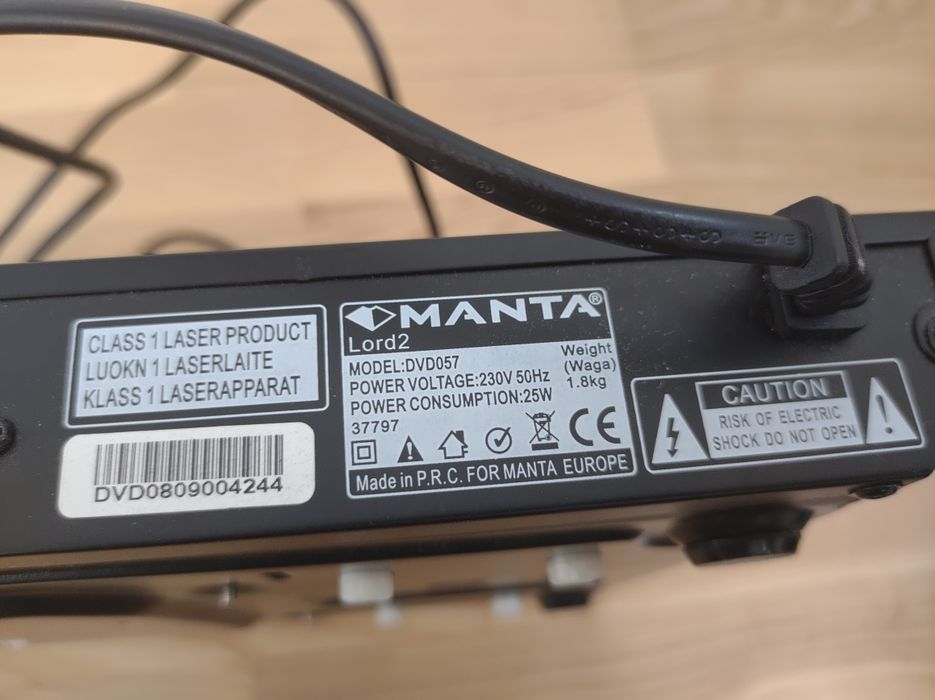 Odtwarzacz DVD Manta Lord 2