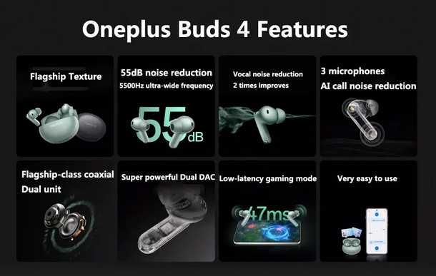 Наушники OnePlus Buds 4 global глобал LHDC ANC Hi-Res