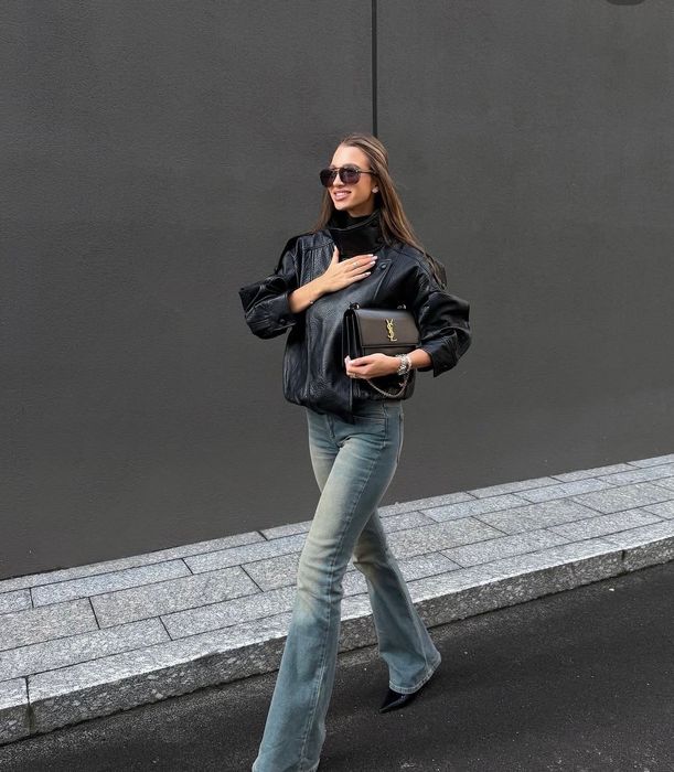 Шкіряна куртка з нової колекції Zara
