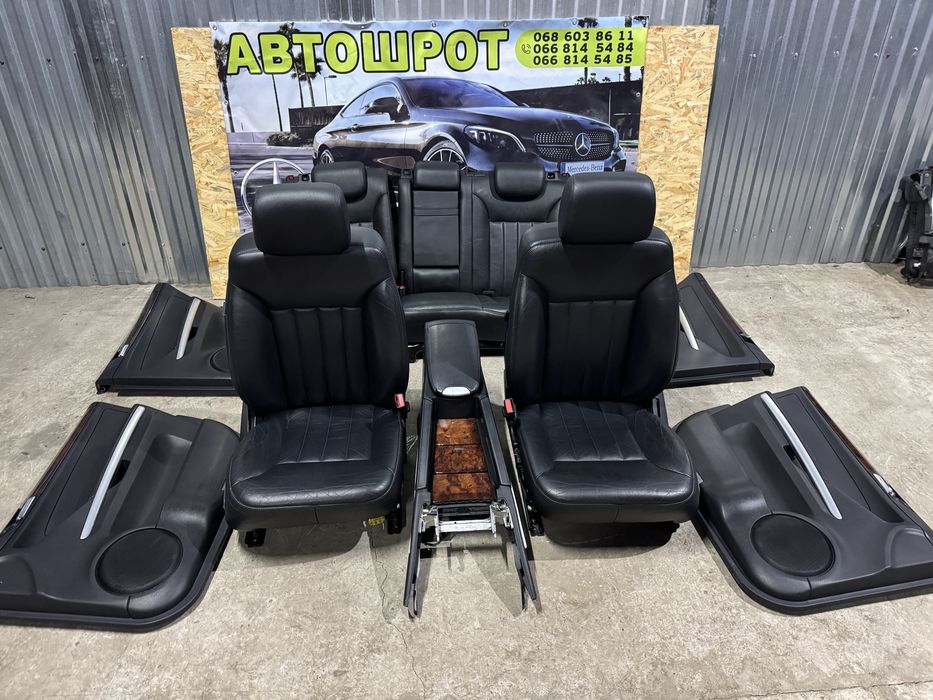 Шкіряний салон з памяттю Mercedes benz ML w164