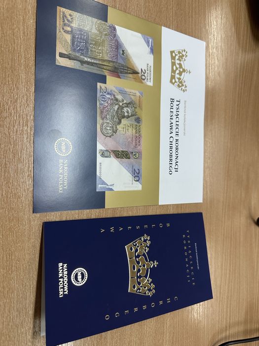 Banknot 20 zlotych Tysiaclecie Koronacji Boleslawa  Chrobrego