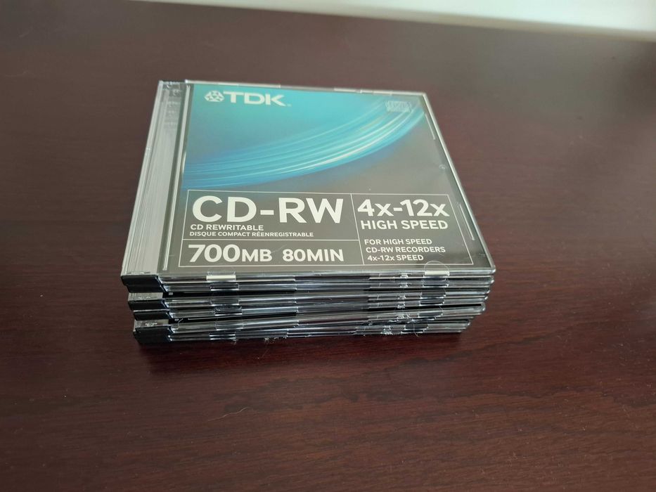 TDK CD-RW 700 MB 80Min 8 Uni