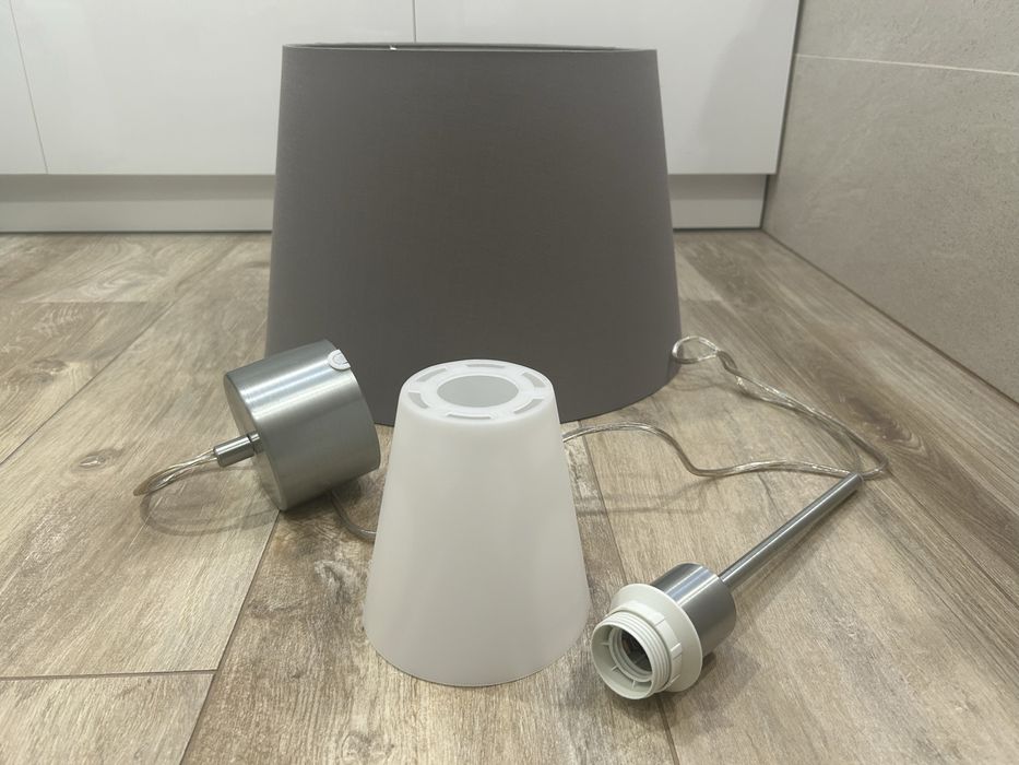 Ikea SKOTTORP  abażur 42 cm + kinkiet