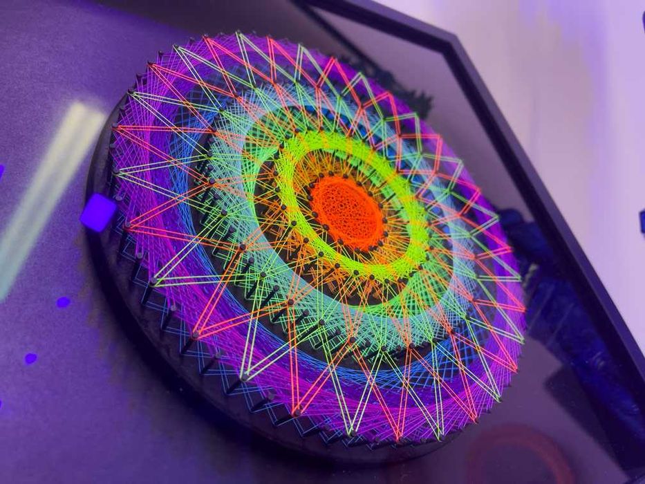 Obraz UV String Art 30x30cm