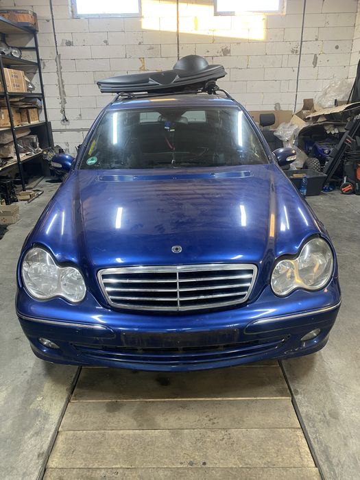 Mercedes w203 бампер передній рестайл