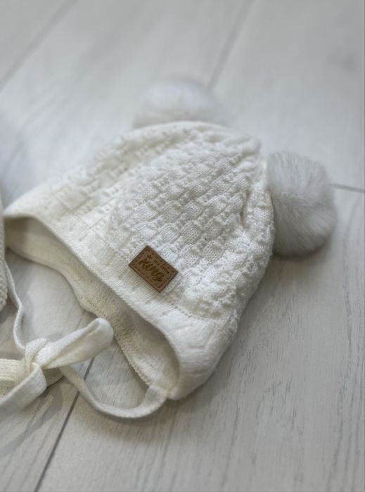 Дитяча зимова шапка, шапочка для новонародженого