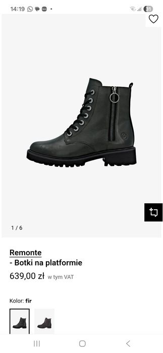 REMONTE 40 Nowe Skóra kamasze sztyblety trzewiki