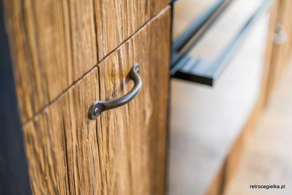 Fronty kuchenne ze starego drewna