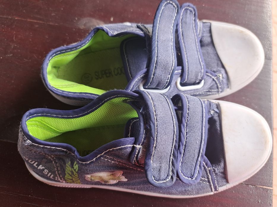 Trampki roz 31 rzepy