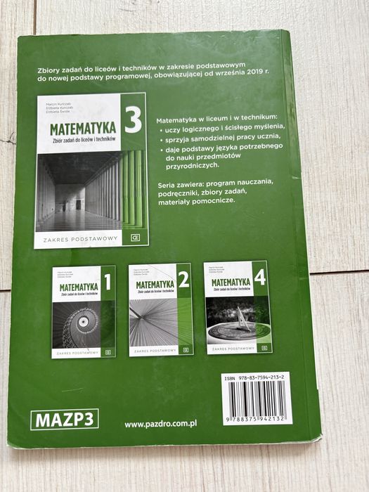 Matematyka 3 zbiór zadań