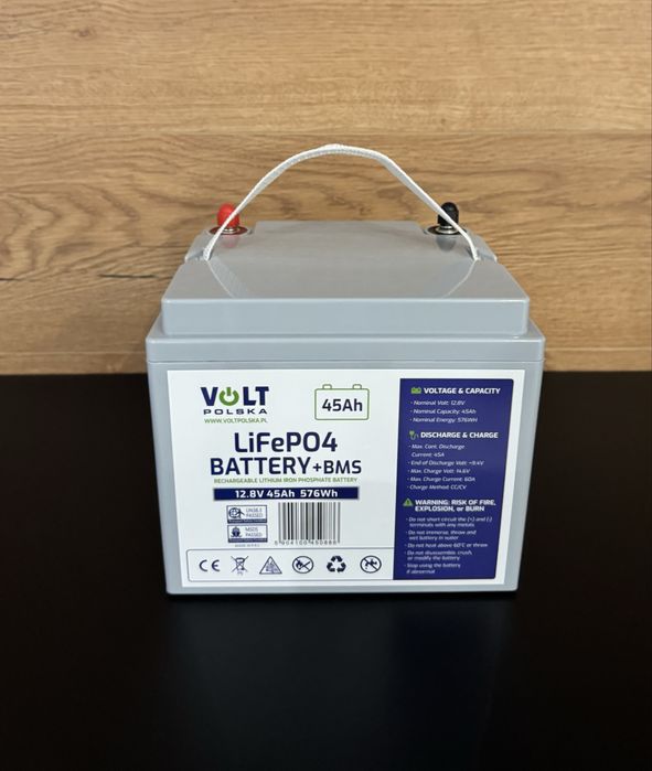 LiFePO4 акумулятор Volt Polska 12.8V 45Ah (576Wh) + BMS