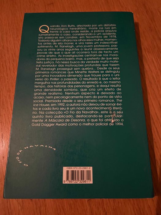 A SOMBRA DA SERPENTE      Minette Walters