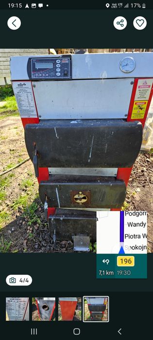 Czesci pieca wodno mialowego 20 kw, 2016r