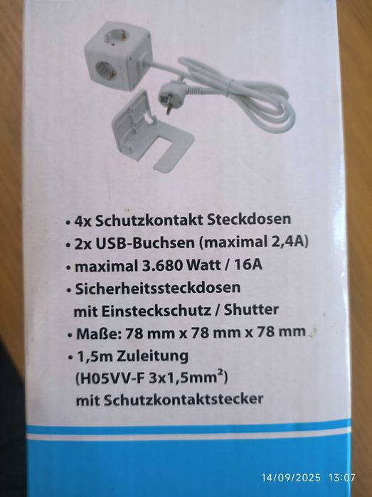 New Power Strip with 2 USB Ports and 4 Outlets.437437274071377924