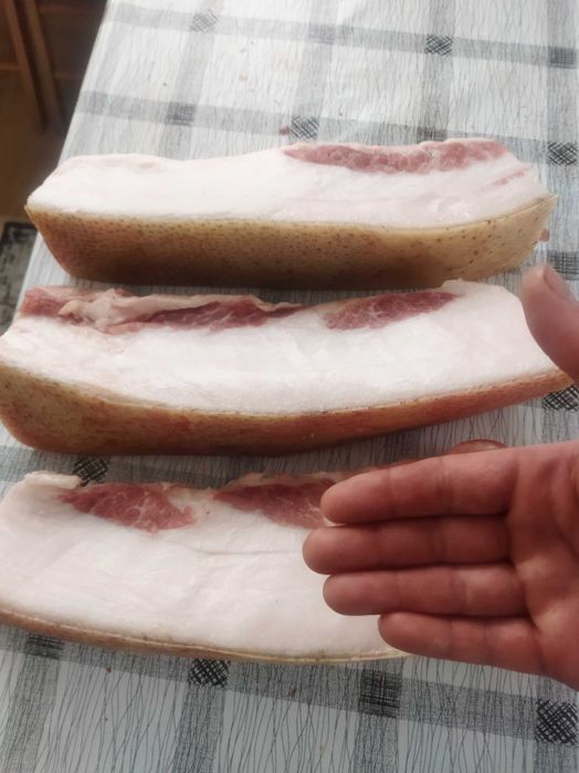 Продам домашнє свине товсте сало шпондер (бочок) шия, полядвиця,рулька