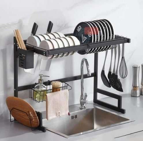 Сушилка для посуды настольная для кухни | Сушка кухонная (Металл)