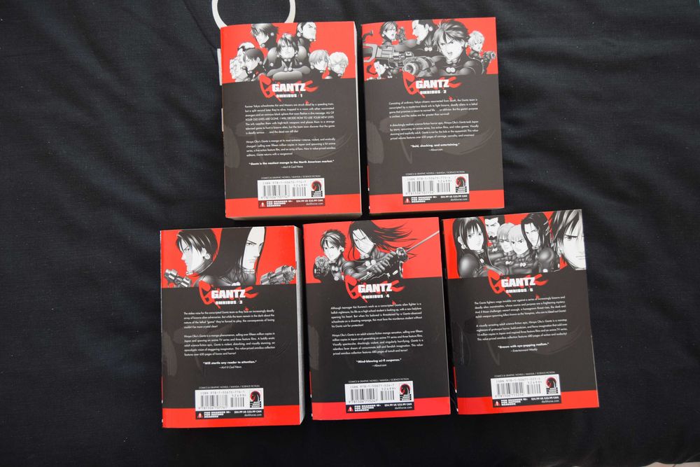 Manga Gantz Omnibus Volumes 1-5 (ENG)