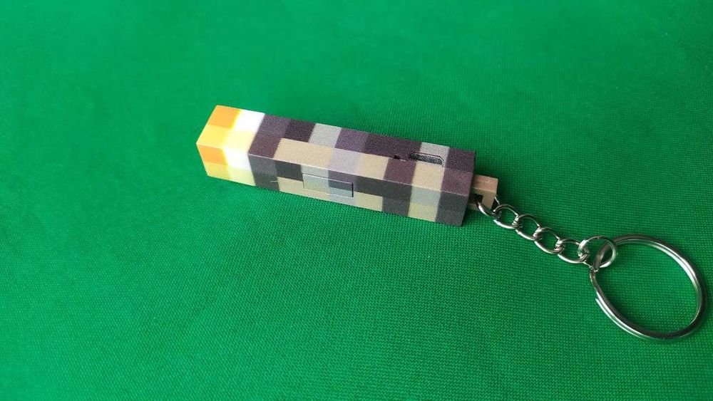 Факел Minecraft (ліхтар / брелок / майнкрафт)