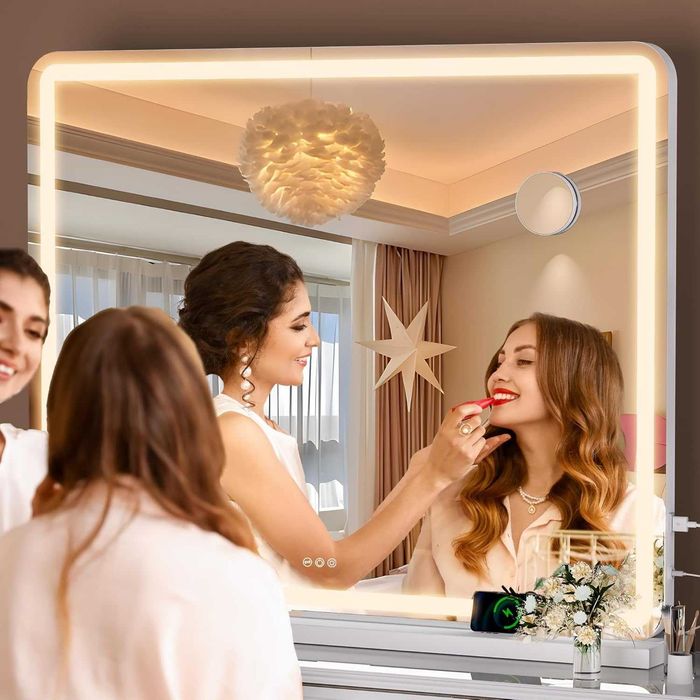 Nowe lustro LED / 120 x 75 cm / kosmetyczne / Hasipu / dotykowe / R335!