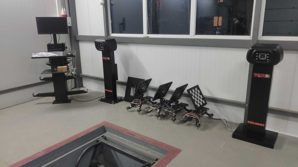 Стенд для развал-схождения на яму. Готов к отгрузке.