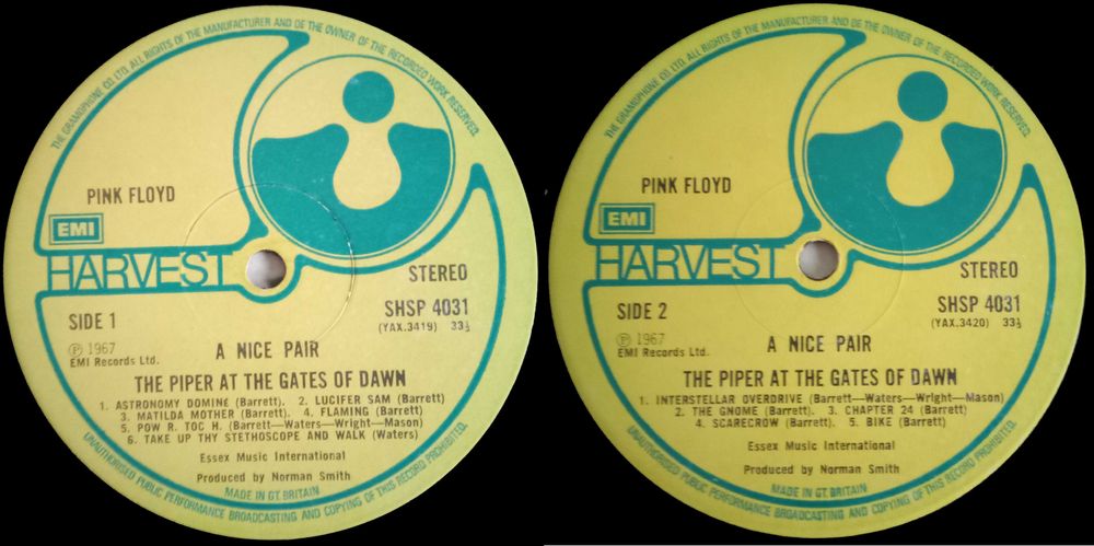 Pink Floyd	- - - - -	A Nice Pair	- - - - -	2 X LP