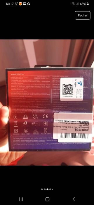 Amazfit GTR 3 PRO com proteções em vidro incluidos