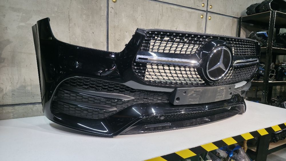 Mercedes GLE W167 AMG Black передній бампер оригінал Європа комплект 2020 2021 2022 2023
