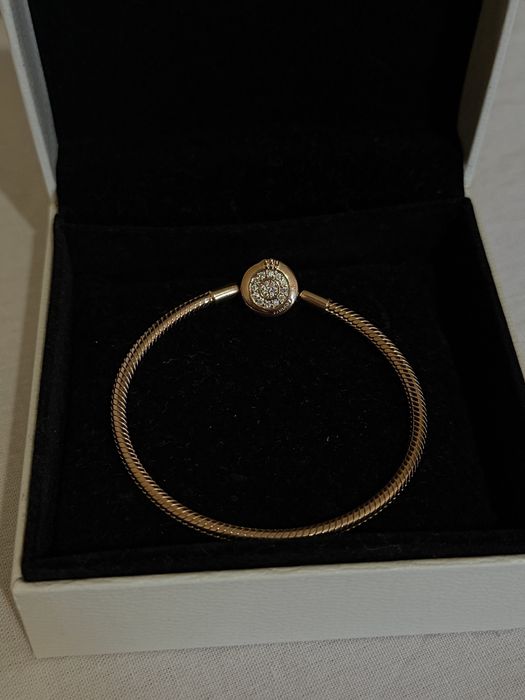 Браслет PANDORA для намистин з покриттям 14к золота