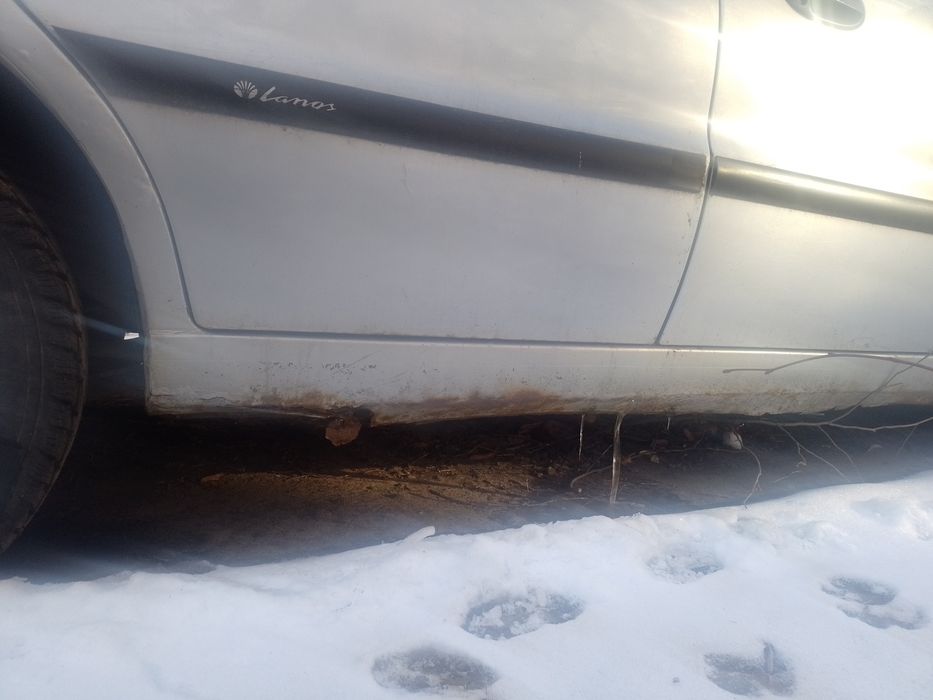 Дэу Ланос  на ходу